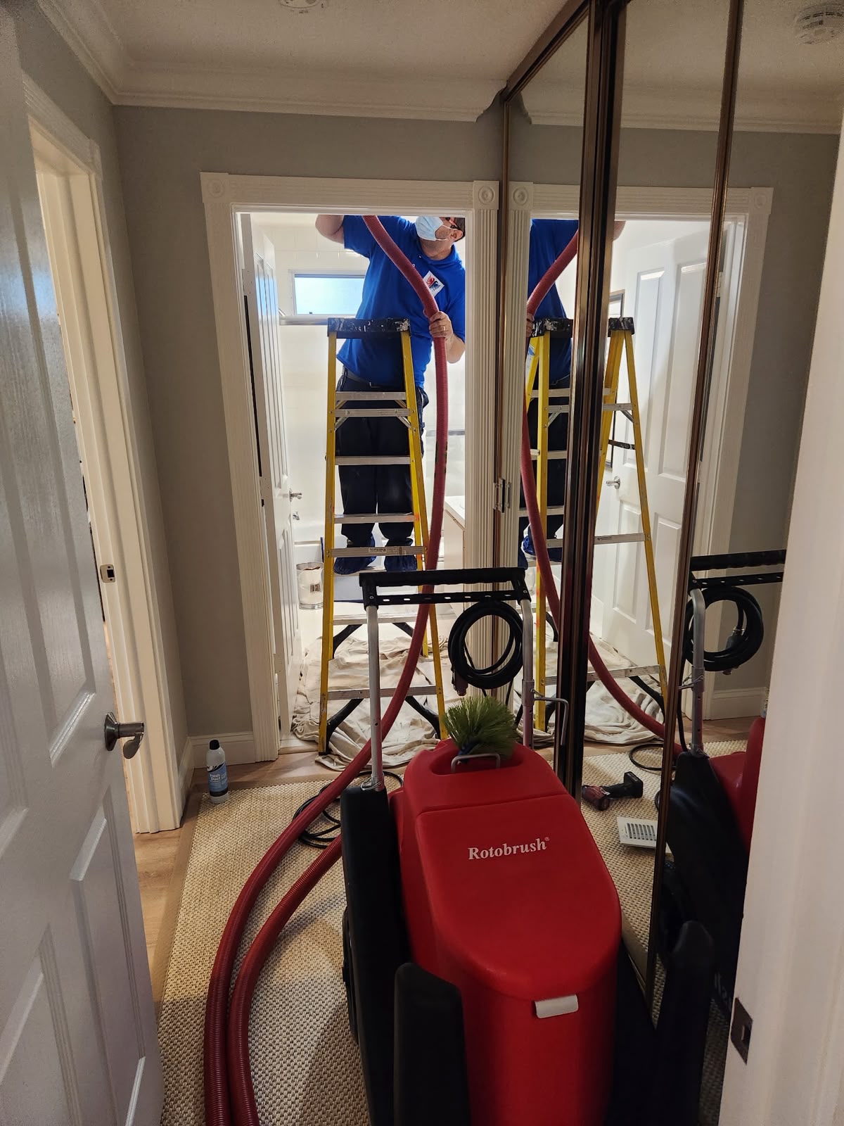 Eagle AC Services HVAC cleaning work photo
